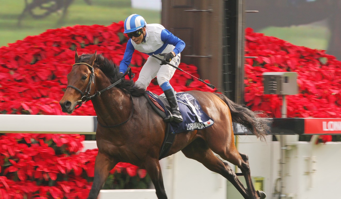 Lord Kanaloa wins the Hong Kong Sprint at Sha Tin.