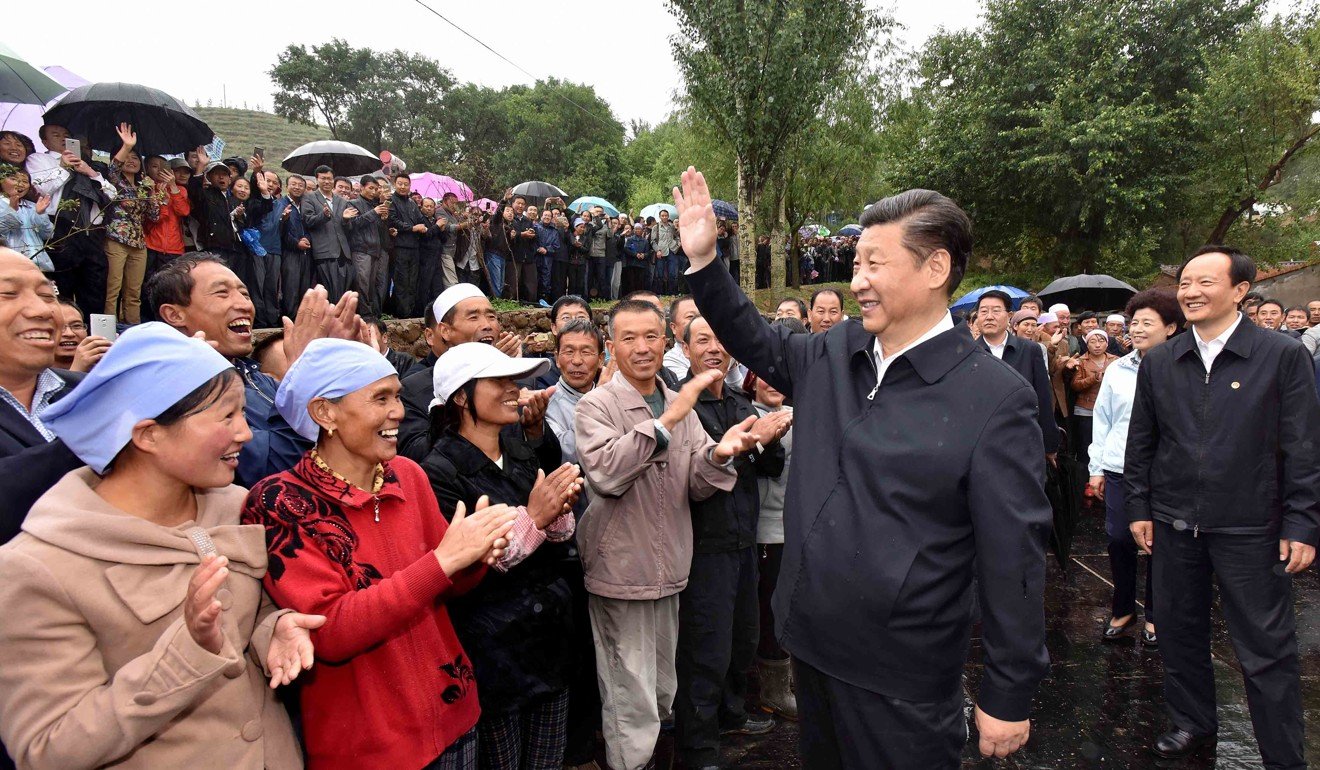 Xi Jinping visits the Ningxia Hui region in 2016. Beijing’s policy on ethnic minorities is shifting. Photo: Handout