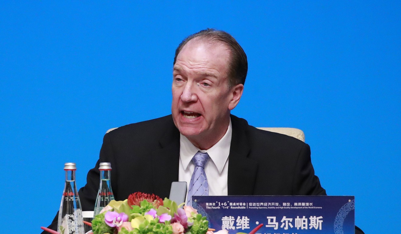 David Malpass took over as president of the World Bank earlier this year. Photo: EPA-EFE