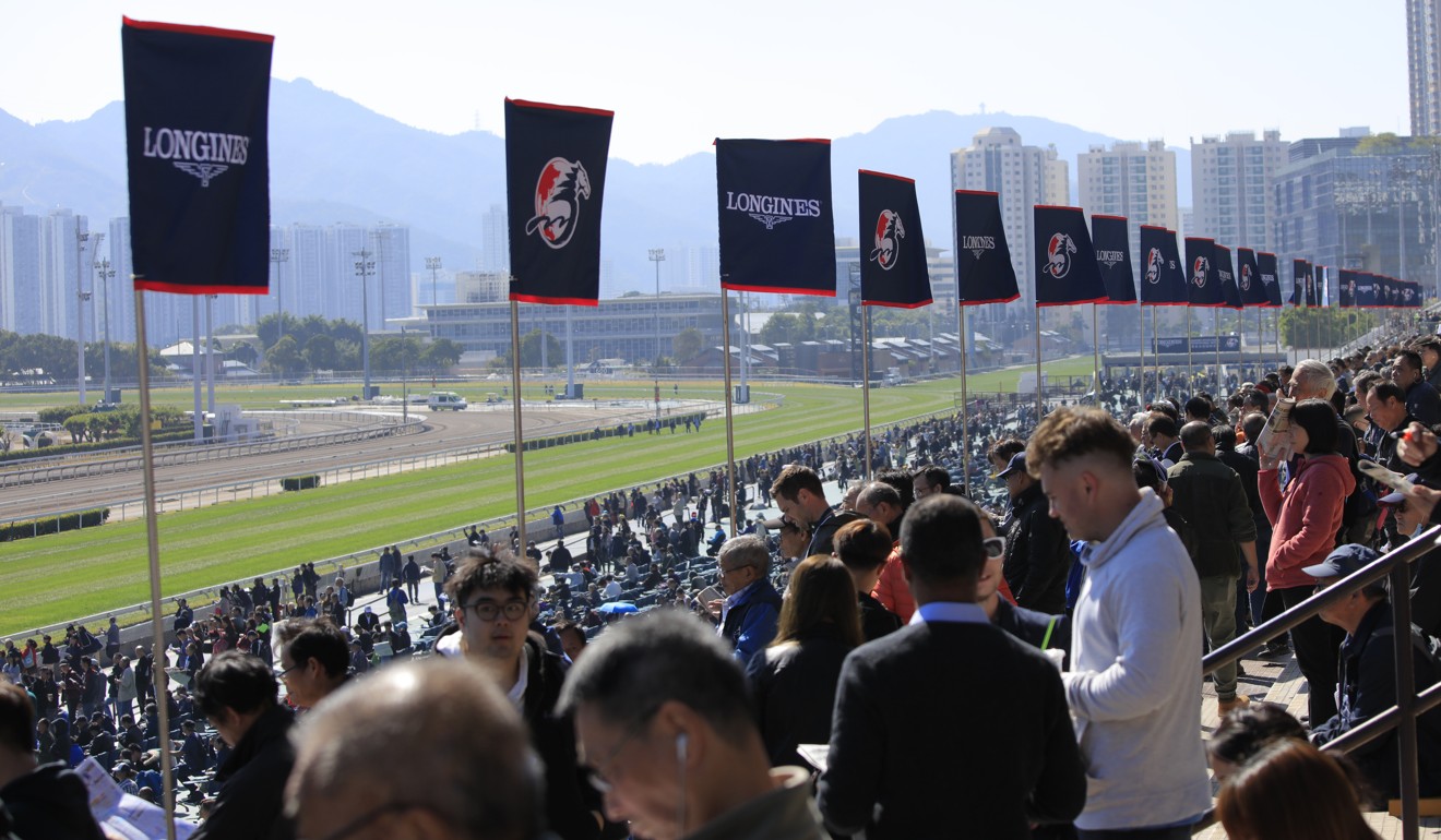 Racing fans at Sha Tin on Sunday.