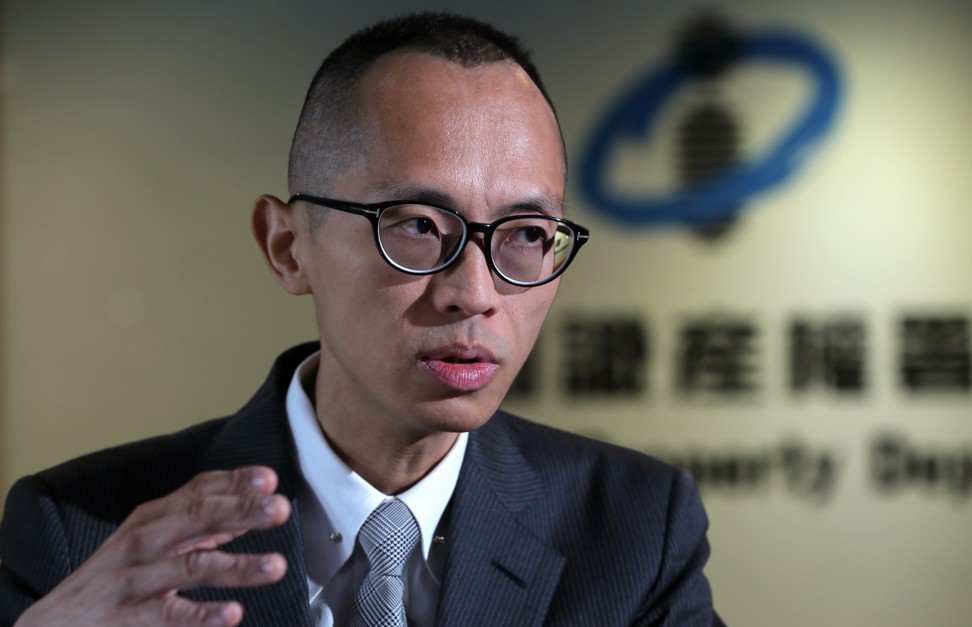 Thomas Tsang Chi-sham, Assistant Director of Intellectual Property (Patents & Designs), Wan Chai on 3 December 2019. Photo: Edward Wong