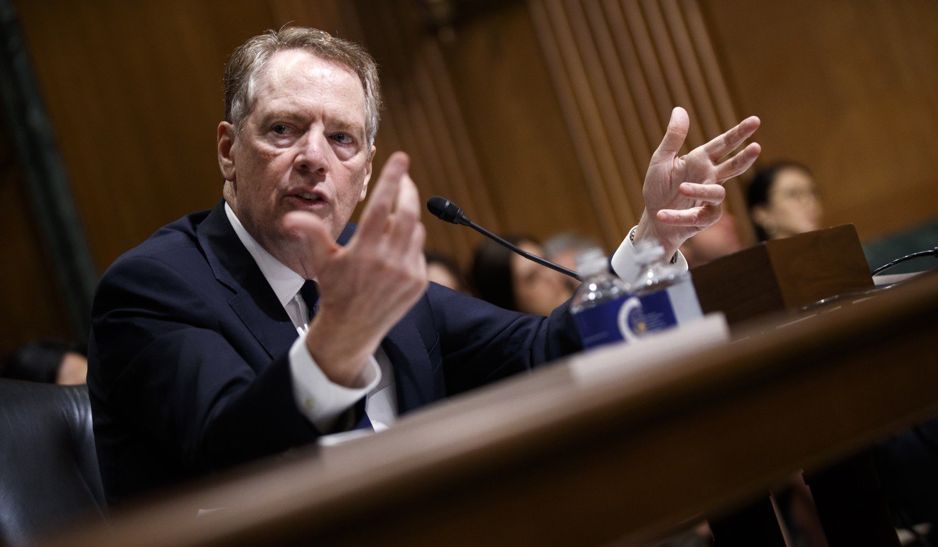 US Trade Representative Robert Lighthizer testifies at a Senate hearing on US trade policy on June 18. The Trump administration seems to believe it can get along fine without Geneva’s multilateral dispute resolution process. Photo: EPA-EFE