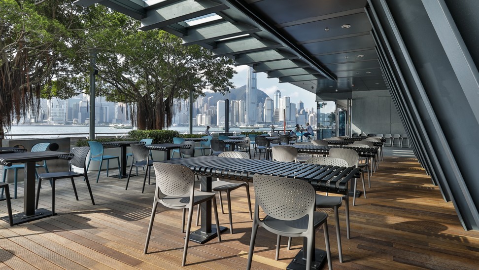 INK’s seating area on the Tsim Sha Tsui waterfront