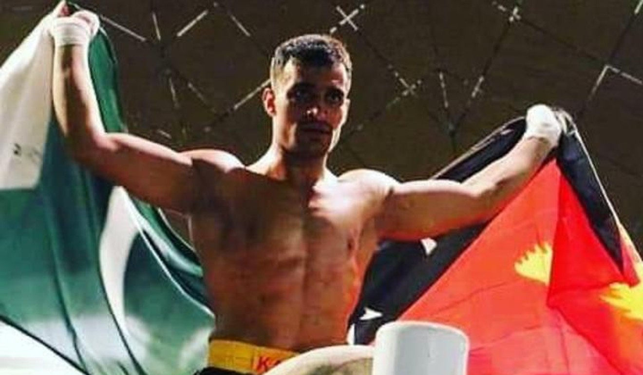 Ezatullah Kakar after winning the PNG cruiserweight title. Photo: Handout