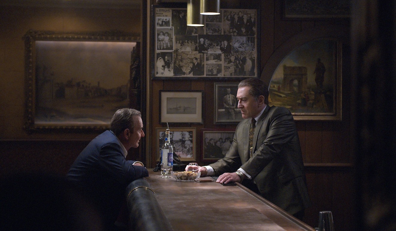 Joe Pesci and Robert De Niro in The Irishman. The film secured five Golden Globe nominations. Photo: Netflix via TNS