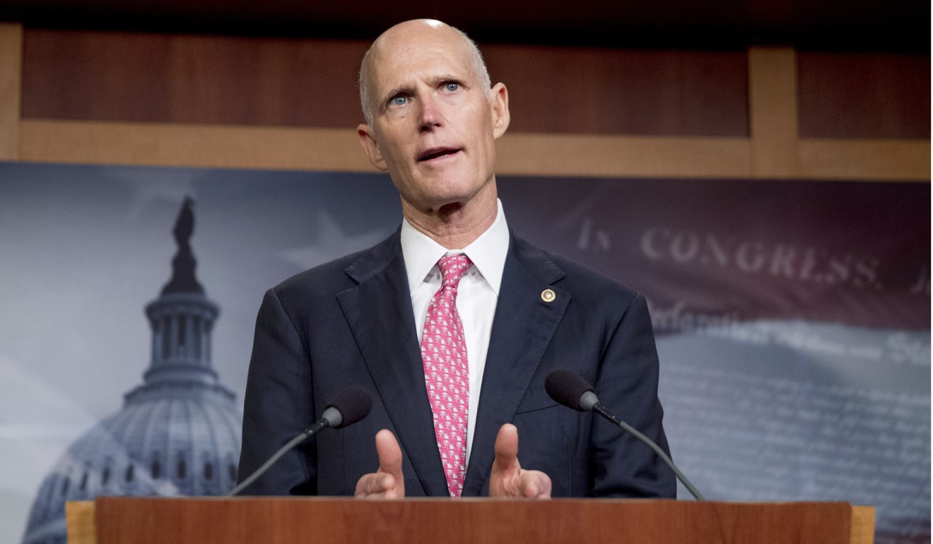 US Senator Rick Scott sponsored an act that would stop governments buying Chinese drones. Photo: AP