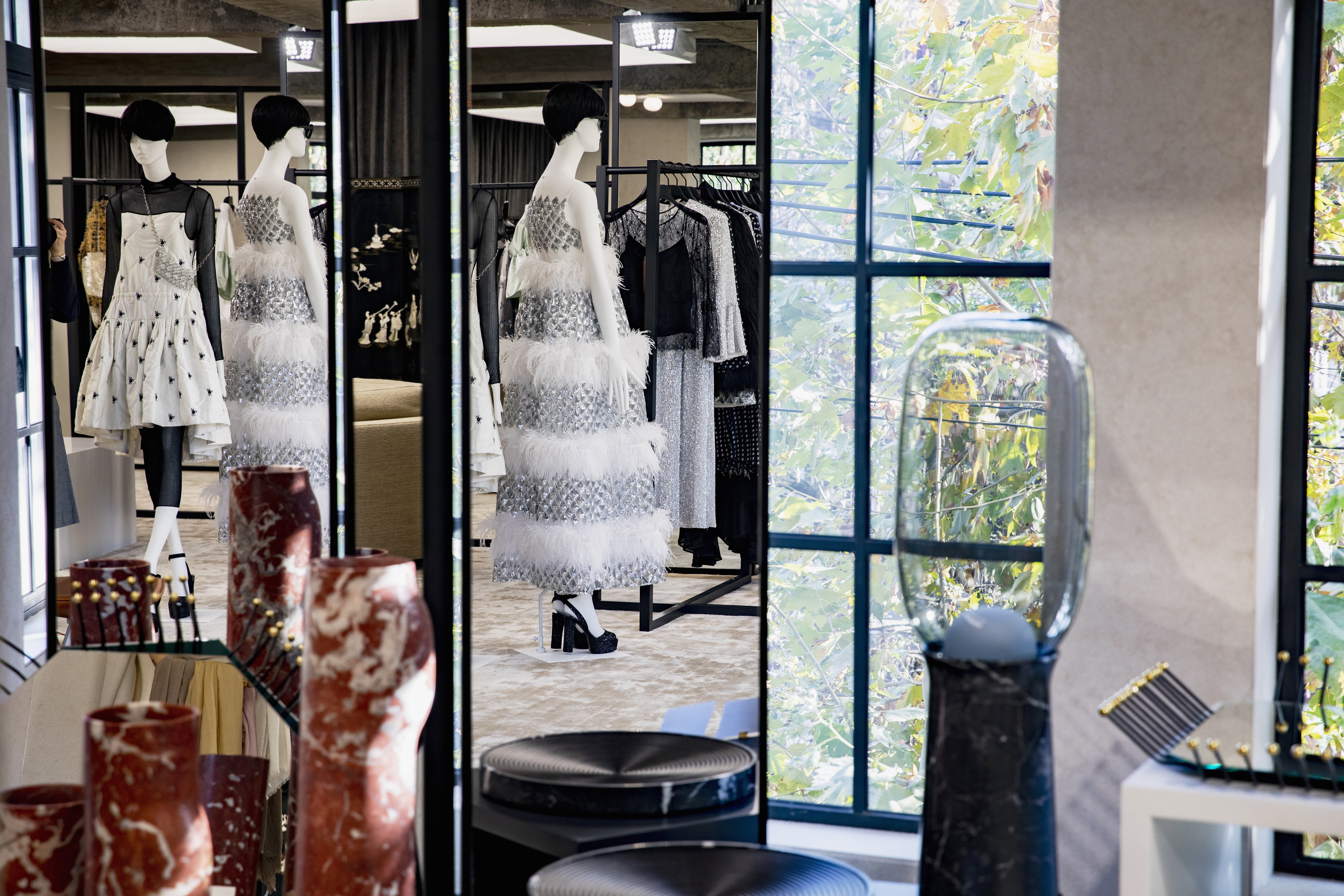 Inside fashion boutique Le Monde de SHC, located in Shanghai’s French Concession.