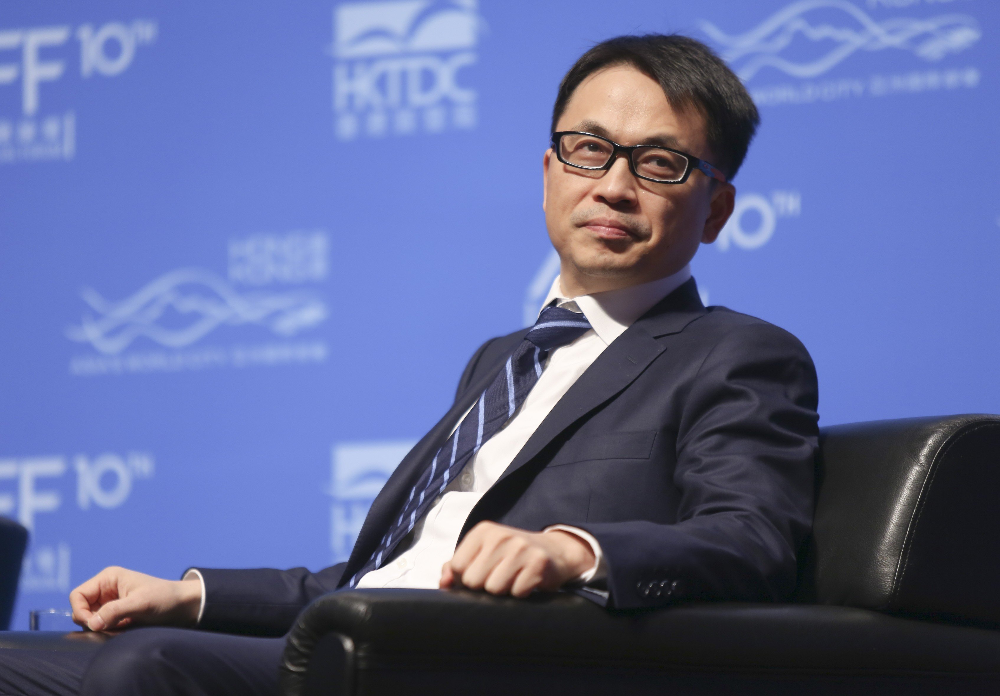 Zhang Lei, founder, chairman and CEO of Hillhouse Capital Management, appeared at the Asian Financial Forum 2017 Concurrent Workshop in Hong Kong. Photo: Chen Xiaomei