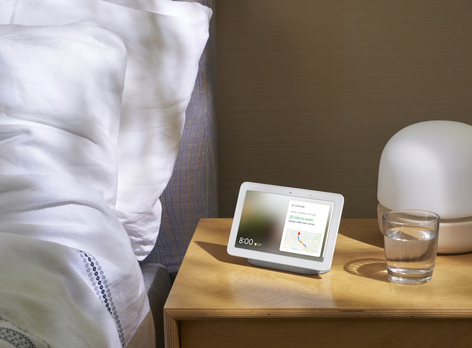 The Google Nest Hub has a 7-inch touch display. Photo: Google