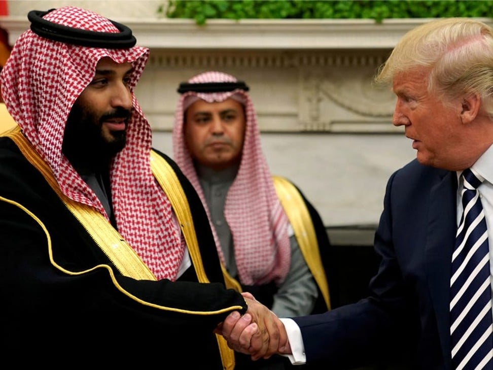 Prince Mohammed met US President Donald Trump in the White House in March 2018. Photo: Jonathan Ernst/Reuters