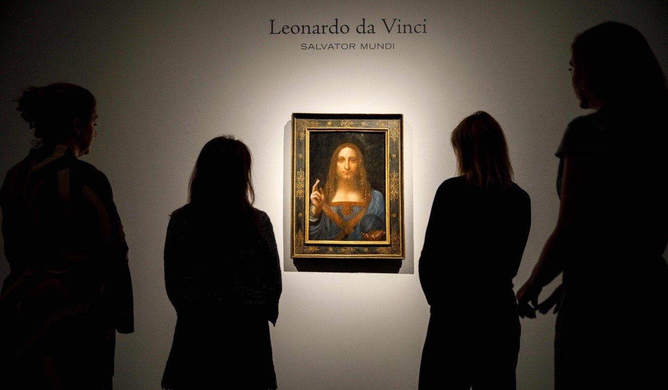The painting ‘Salvator Mundi’ by Italian polymath Leonardo da Vinci sold for a record US$450 million, now lives on the gargantuan yacht owned by powerful Crown Prince Mohammed bin Salman Al Saud. Photo: Tolga Akmen/AFP