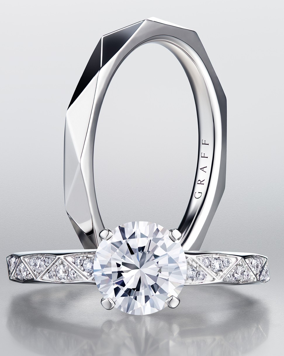 Graff Legacy Round Diamond Engagement Ring - Rose Gold