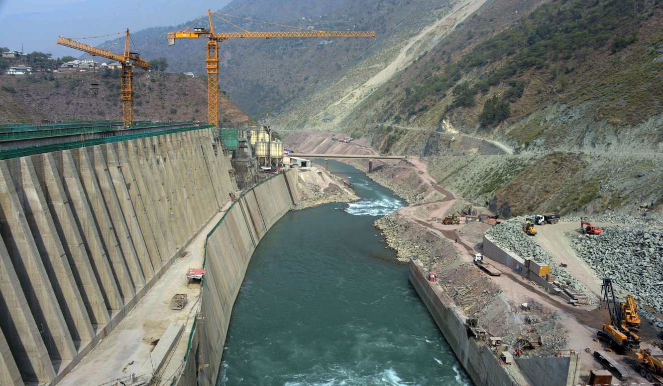 The Neelum-Jhelum Hydropower Project in Nosari, in contested Kashmir's Neelum Valley was three years into construction before an environmental impact assessment was released. Photo: AFP