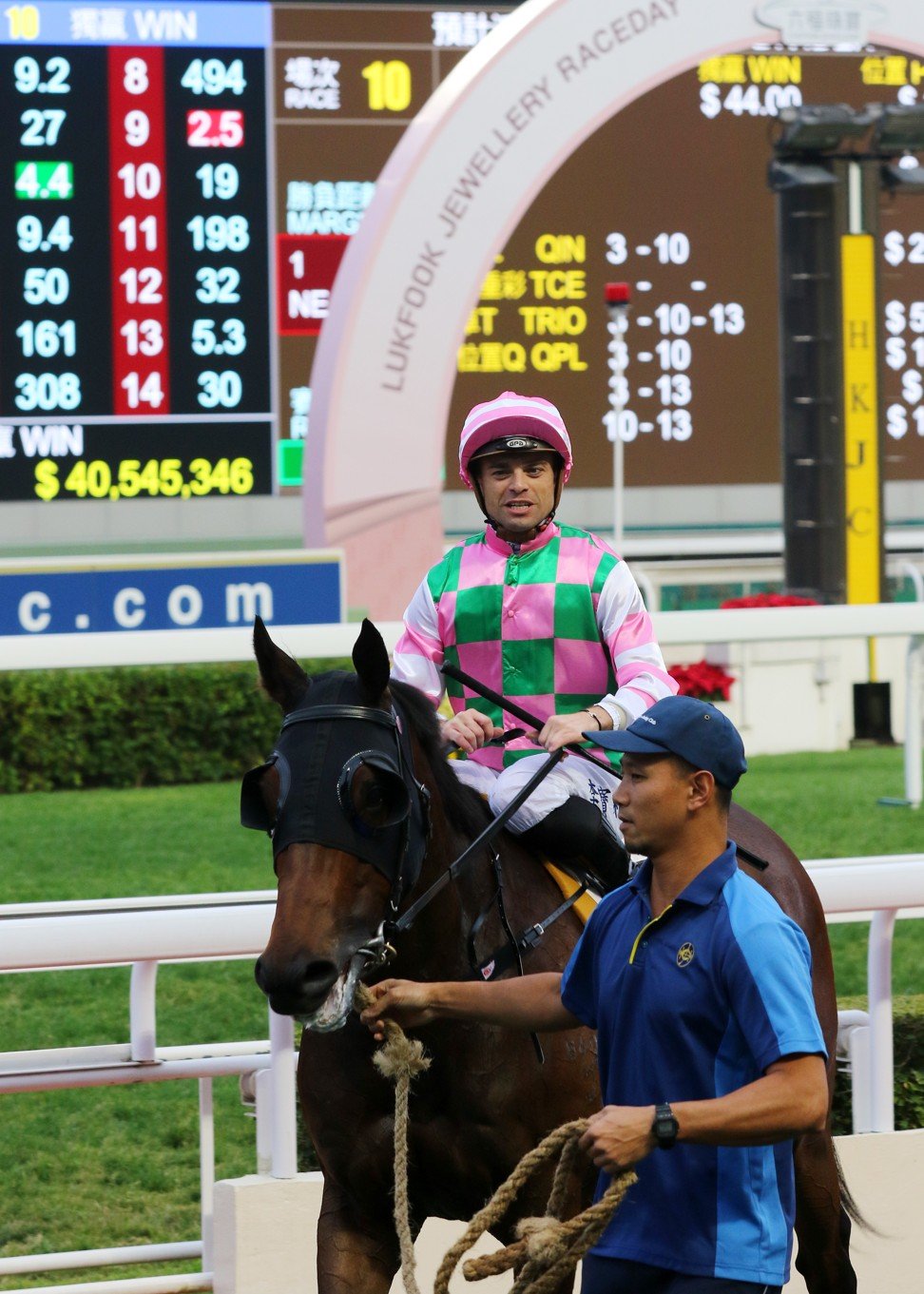 Umberto Rispoli says good bye at Sha Tin.