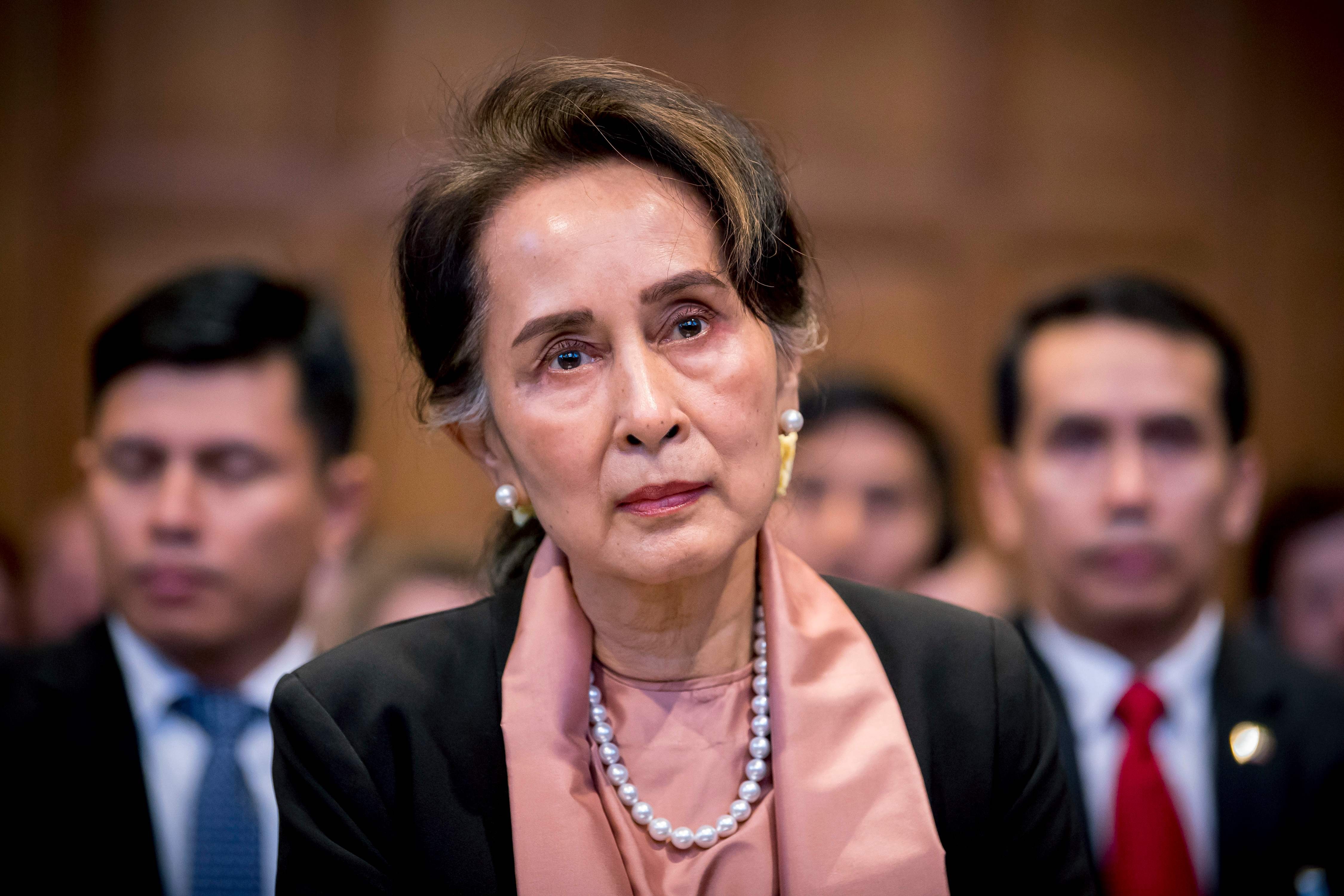 Myanmar’s state counsellor Aung San Suu Kyi. Photo: AFP