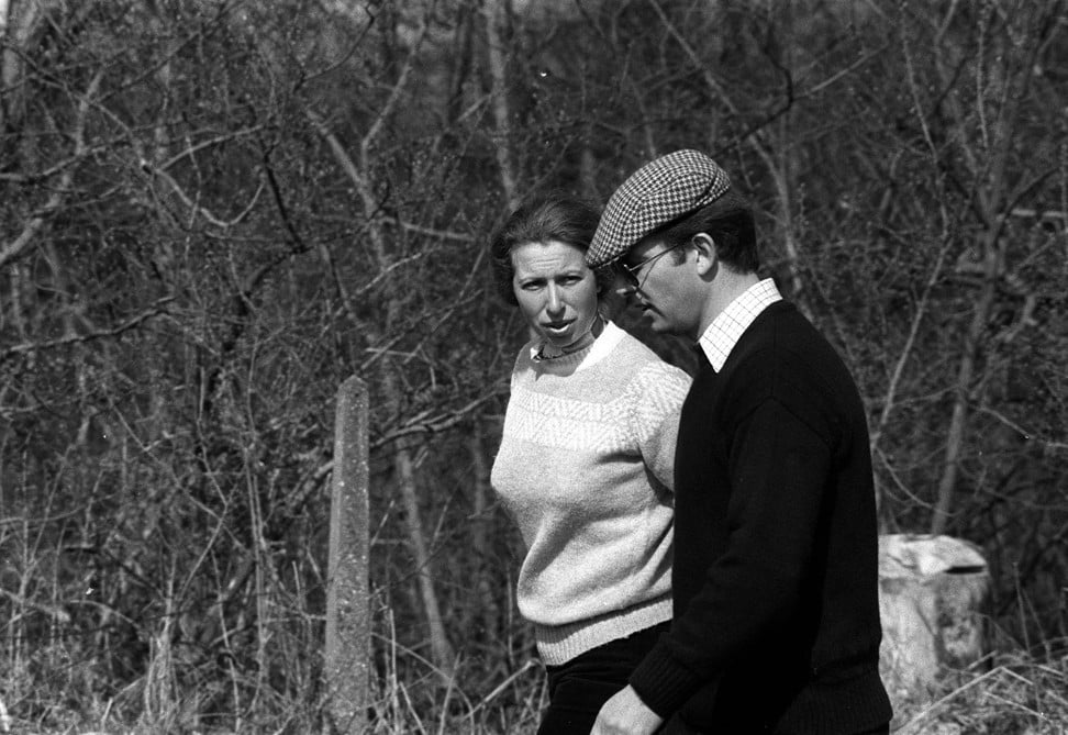 Princess Anne is accompanied by her bodyguard, Peter Cross, at the Silvermere Equestrian Centre at Cobham in Surrey, England. Photo: PA Images via Getty Images