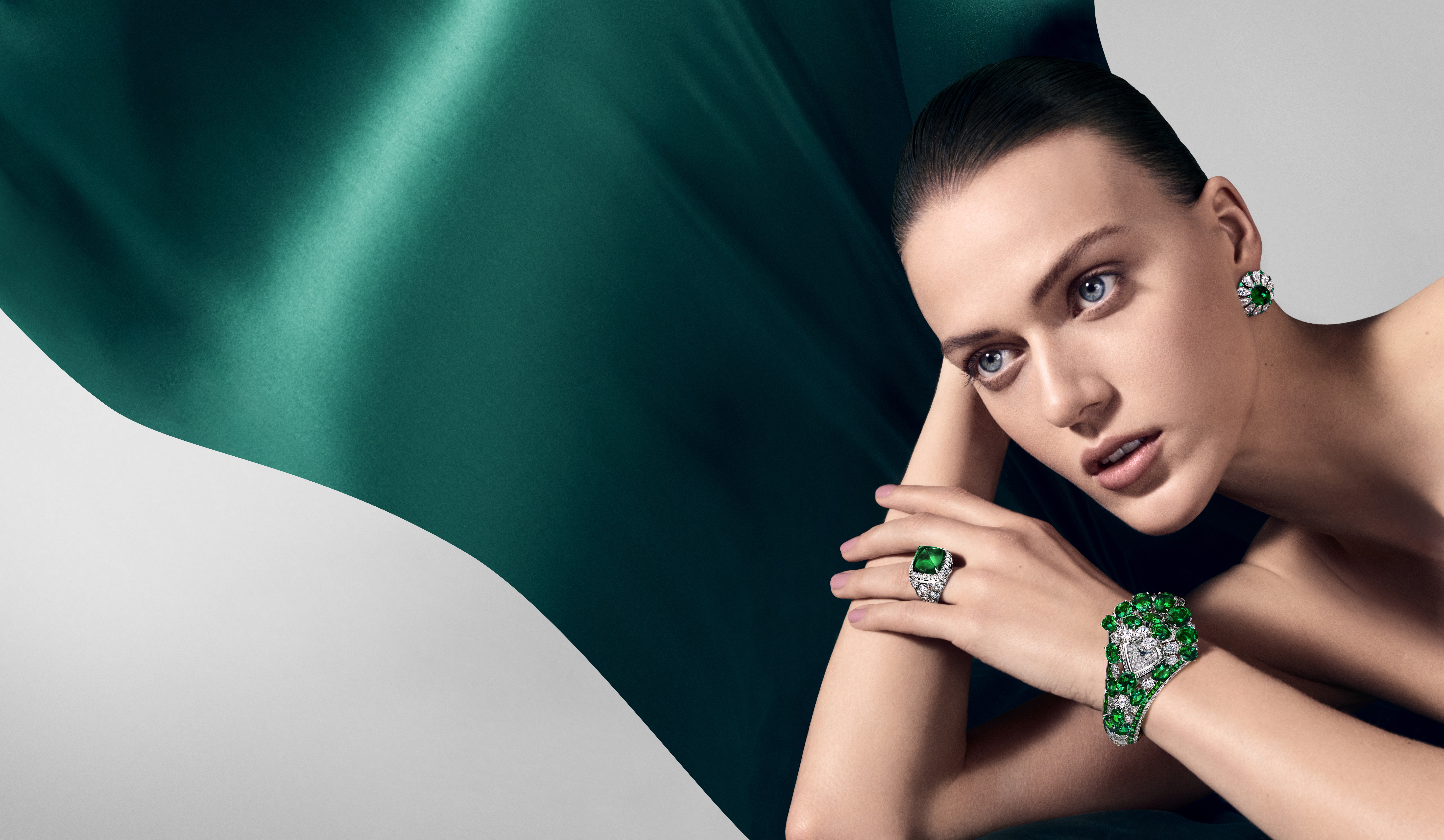 Emeralds are big this season and luxury jewellers such as these by Graff are making high jewellery using the bright green gemstone. Photos: Handouts