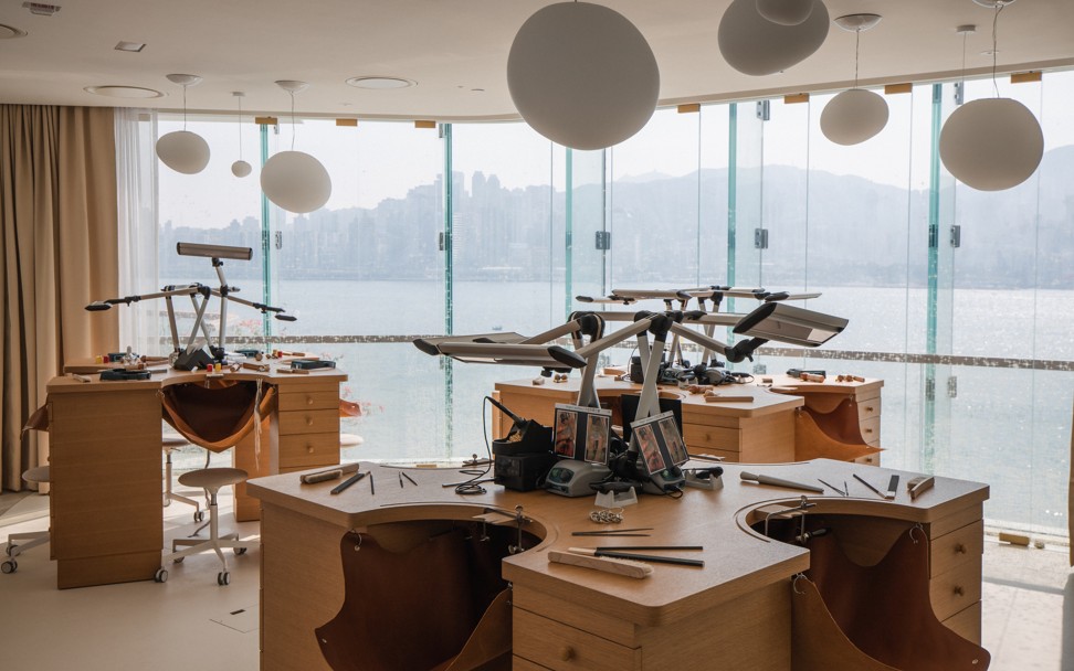 L'Ecole Asia Pacific's jewellery atelier, at K11 Musea in Hong Kong.