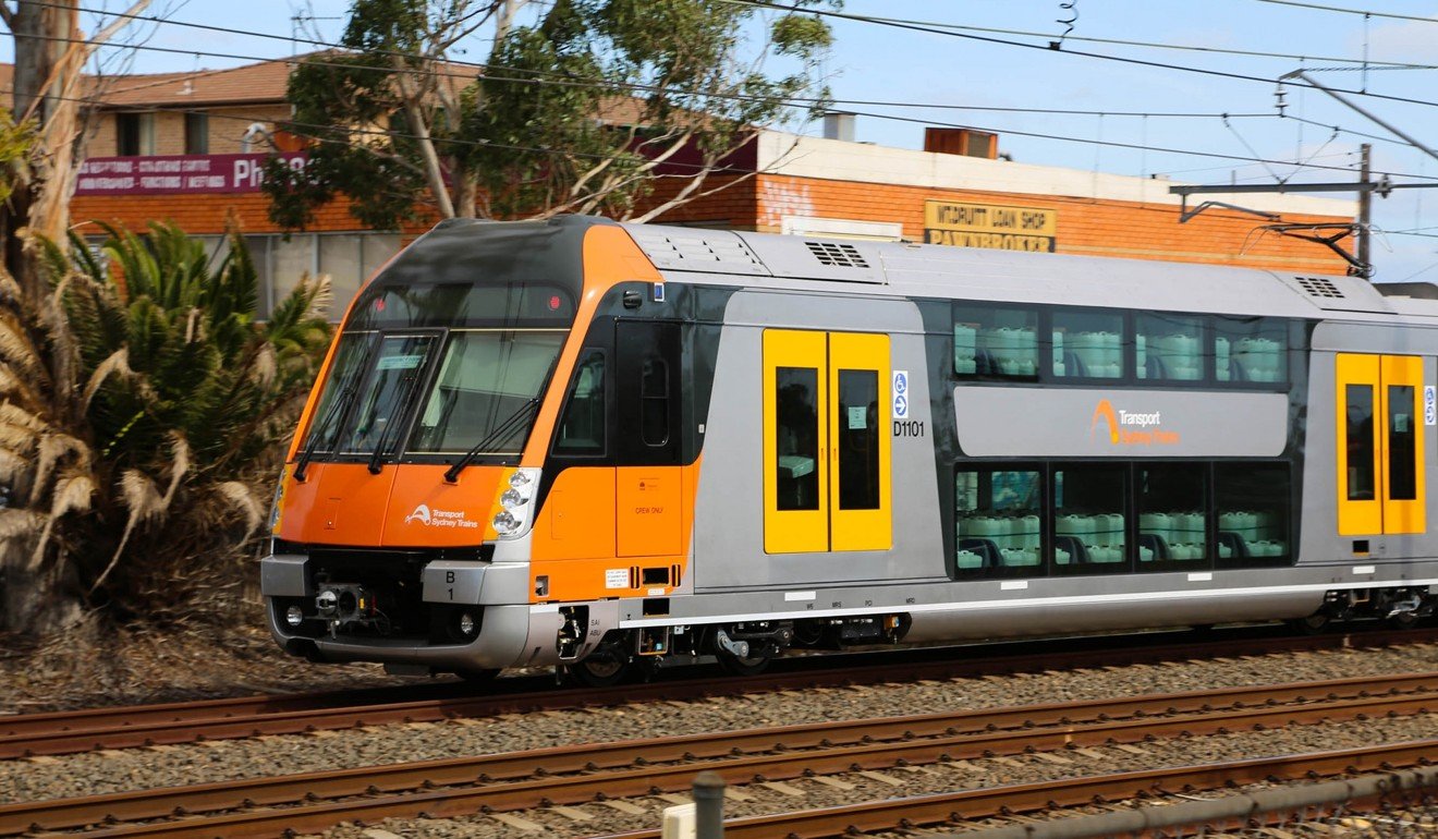 A double-decker train manufactured by the state-owned China Railway Rolling Stock Corporation (CRRC). Photo: CRRC