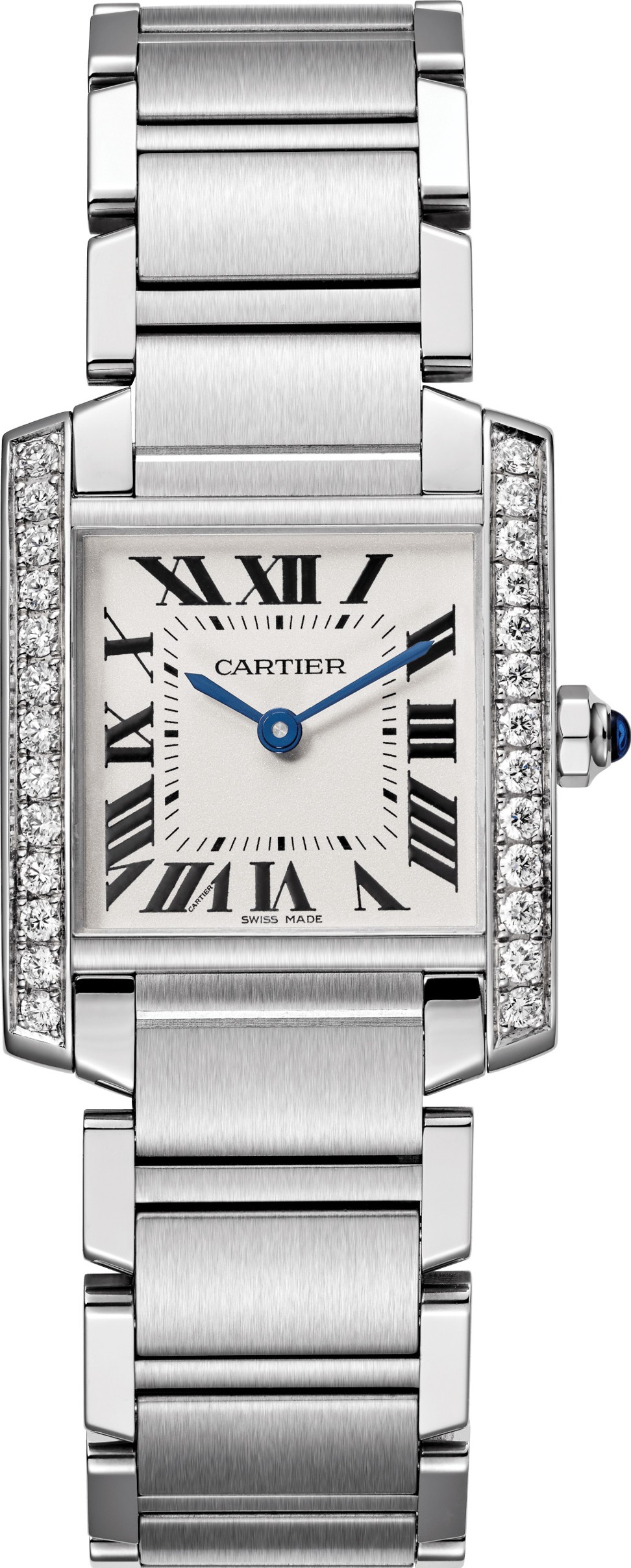 Milas was given a Cartier Tank Francaise as a gift. Photo: Cartier