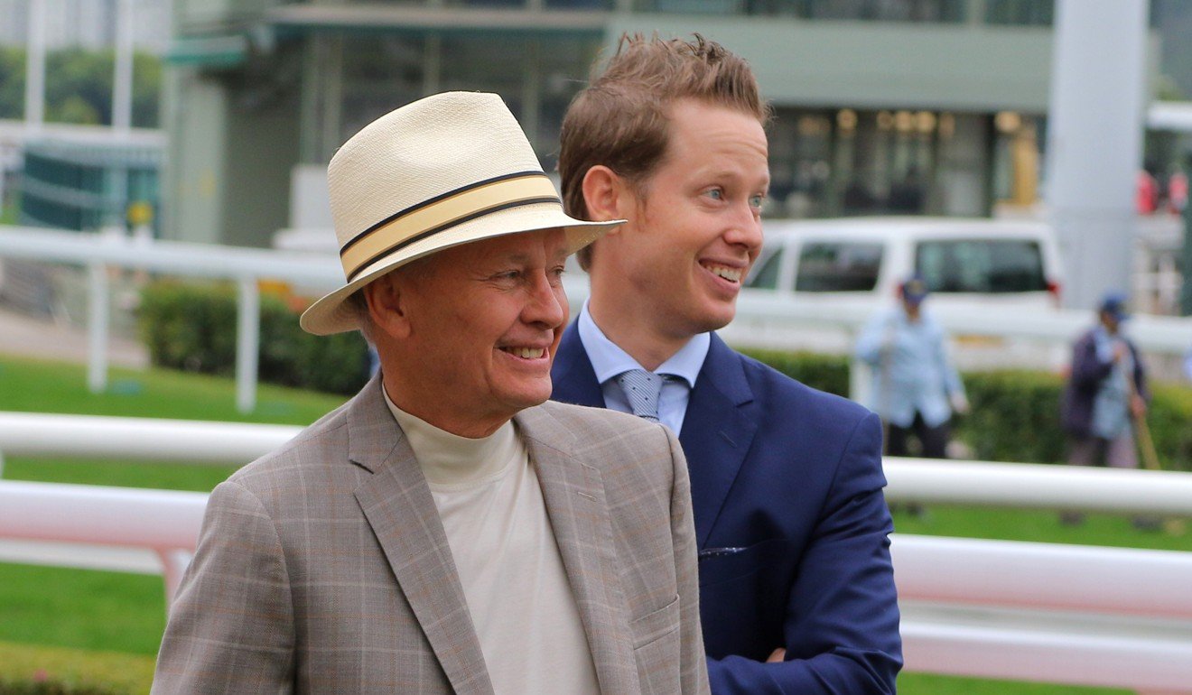 John Moore is all smiles after Computer Patch’s win.