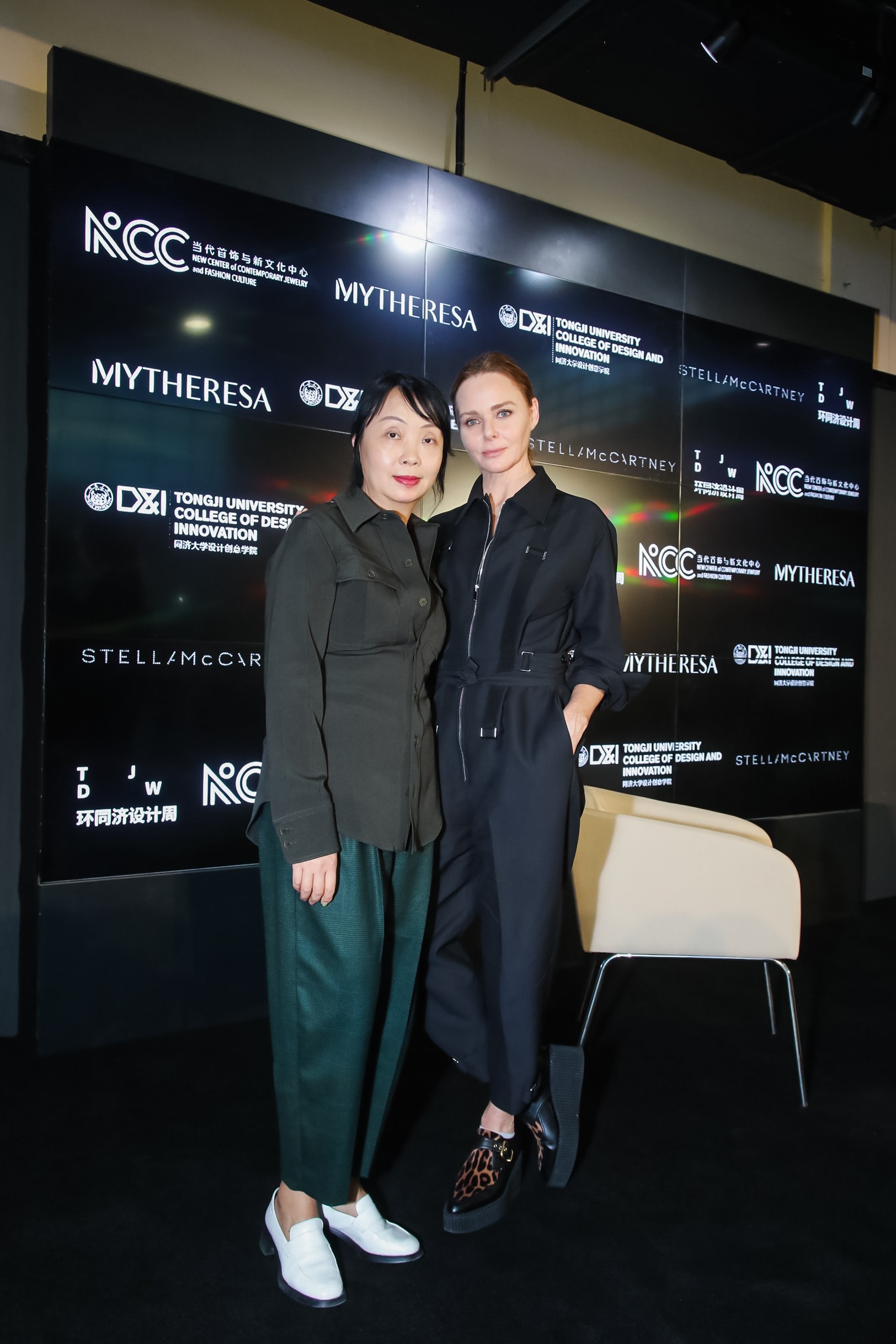 Shaway Yeh promotes sustainable fashion, and Stella McCartney (right) is a convert.