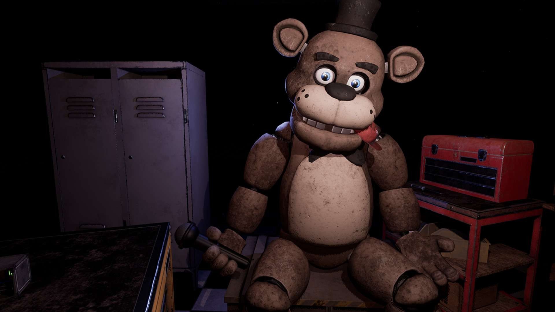 A scene from VR game Five Nights at Freddy’s VR: Help Wanted.