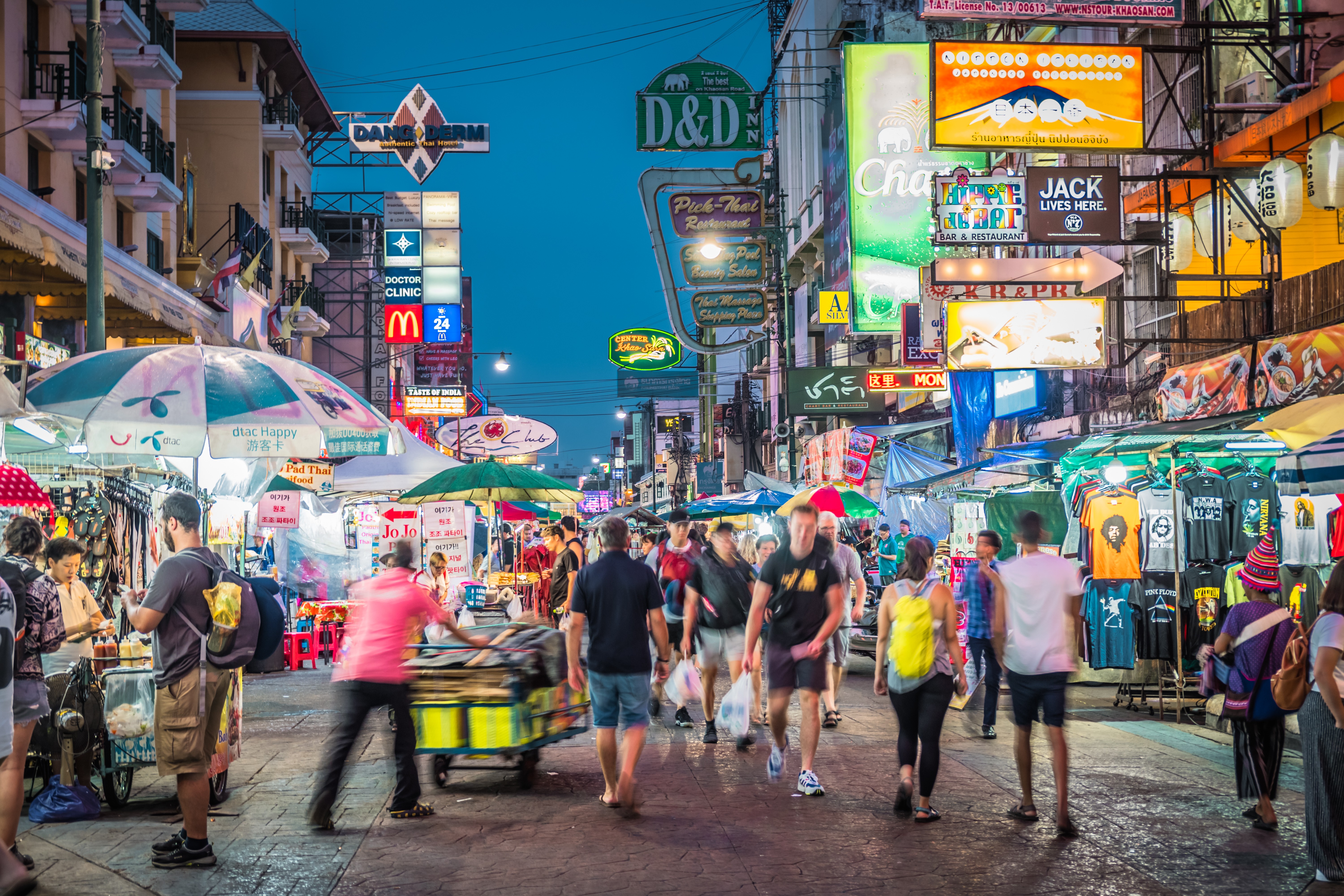 Khao San Road, Bangkok. Photo: Shutterstock