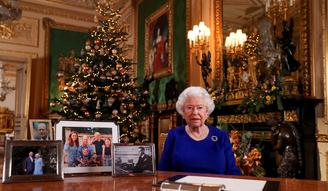 Britain’s Queen Elizabeth after recording her annual Christmas Day message. Photo: Reuters