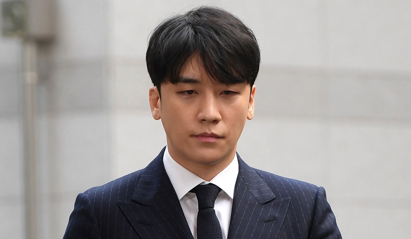 Seungri arrives for questioning over criminal allegations at the Seoul Metropolitan Police Agency in March. Photo: AFP