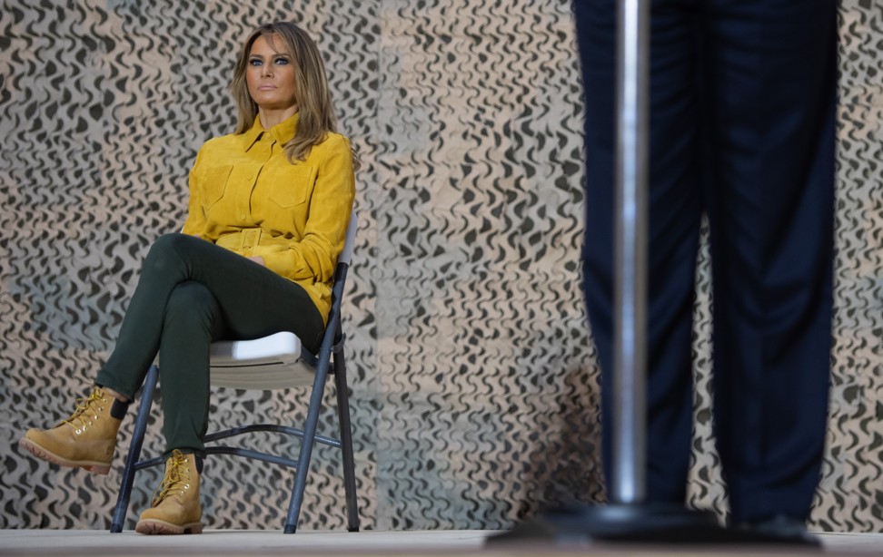 Melania and deals timberland boots