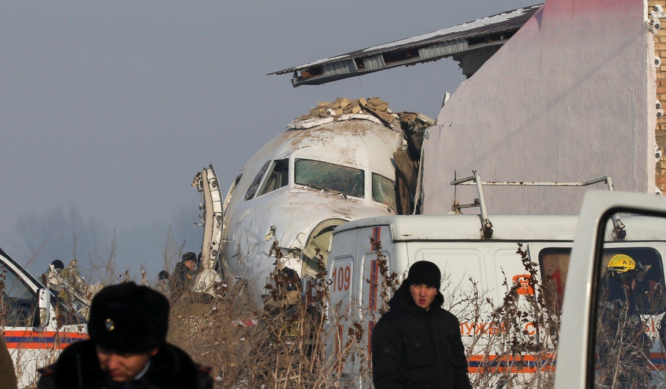 12 Killed, Dozens Survive As Plane Crashes Into House In Kazakhstan ...