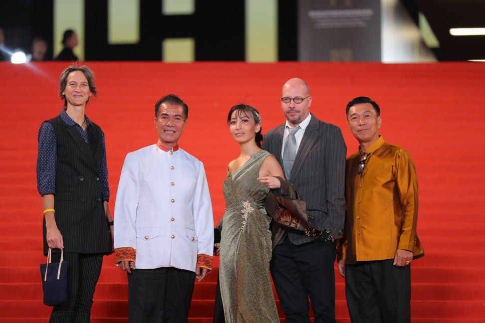 Mattie Do (centre) at the opening red carpet of the 2019 Macau film festival and awards.