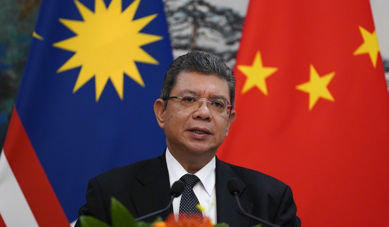 Malaysian Foreign Minister Saifuddin Abdullah says his country will defend its claims in the South China Sea. Photo: EPA-EFE