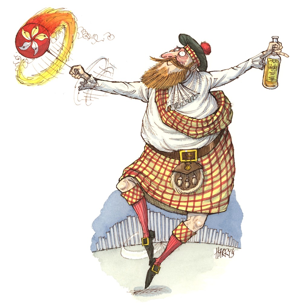 In Scotland, Hogmanay is a regional affair, with different areas celebrating it in different ways. Illustration: Harry Harrison