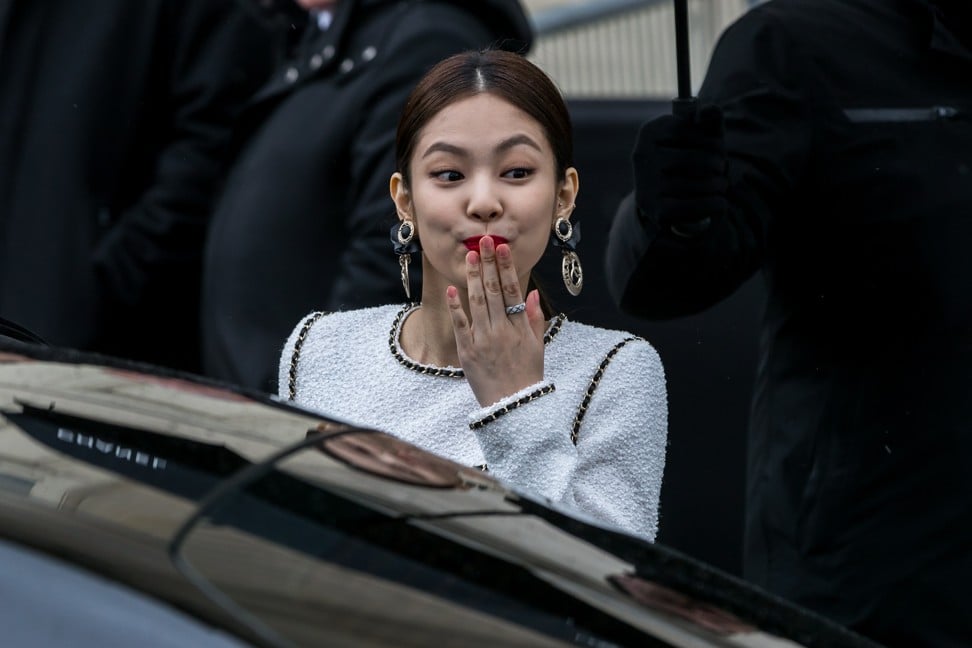 Blackpink’s Jennie was spotted at Chanel’s autumn/winter 2019-2020 women's collection show – the last designed by the late German designer Karl Lagerfeld – at Paris Fashion Week in March 2019. Photo: EPA-EFE