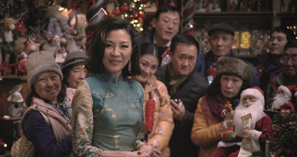 Michelle Yeoh plays Santa in Paul Feig’s Last Christmas. Photo: Handout