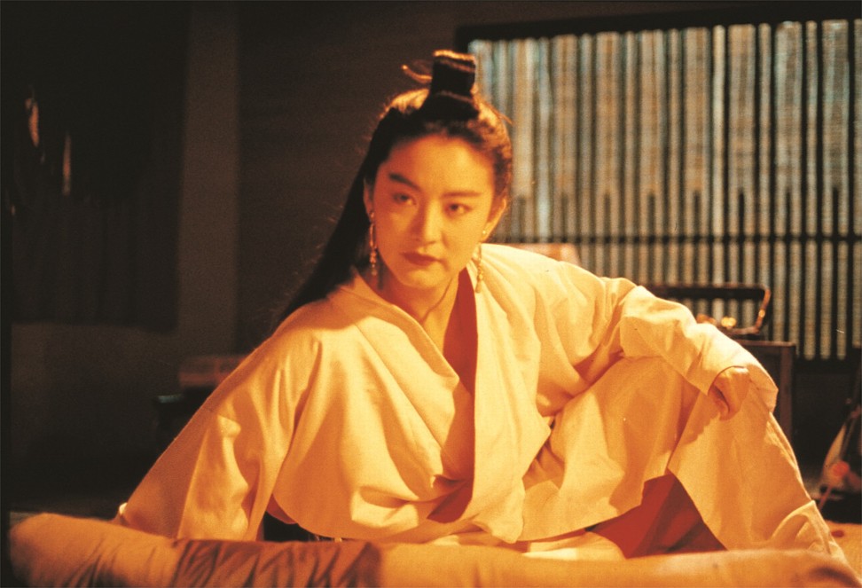 Lin in a still from Swordsman II (1992).