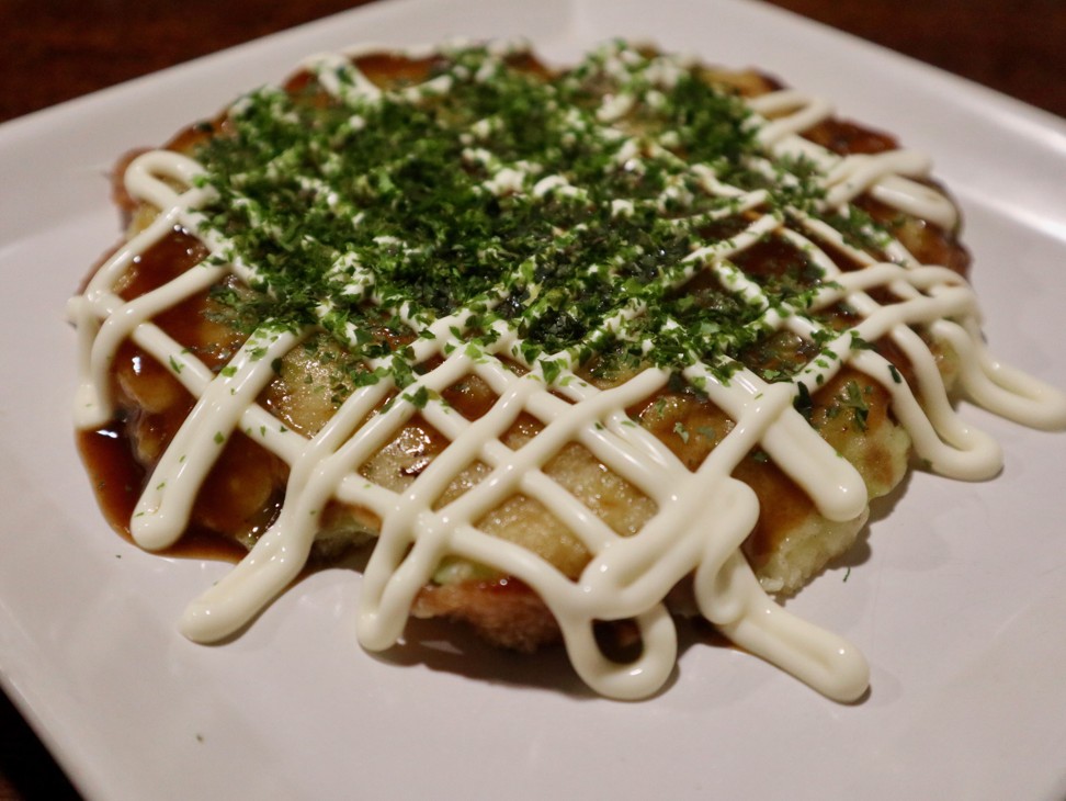 Okonomiyaki at Aju. Photo: Kayla Hill
