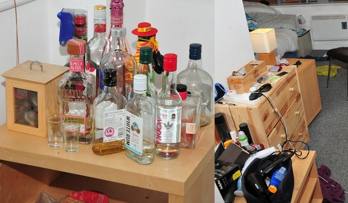 Images used in evidence in convicting Reynhard Sinaga: alcohol bottles in Sinaga’s flat and a sleeping area in Sinaga’s flat. Photo: The Crown Prosecution Service via Reuters