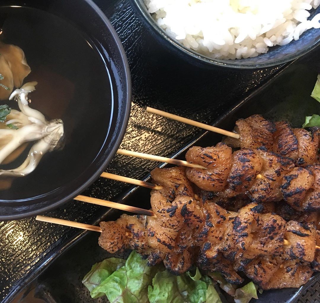 Vegan Yakitori at Oribio looks just like chicken. Photo: Instagram