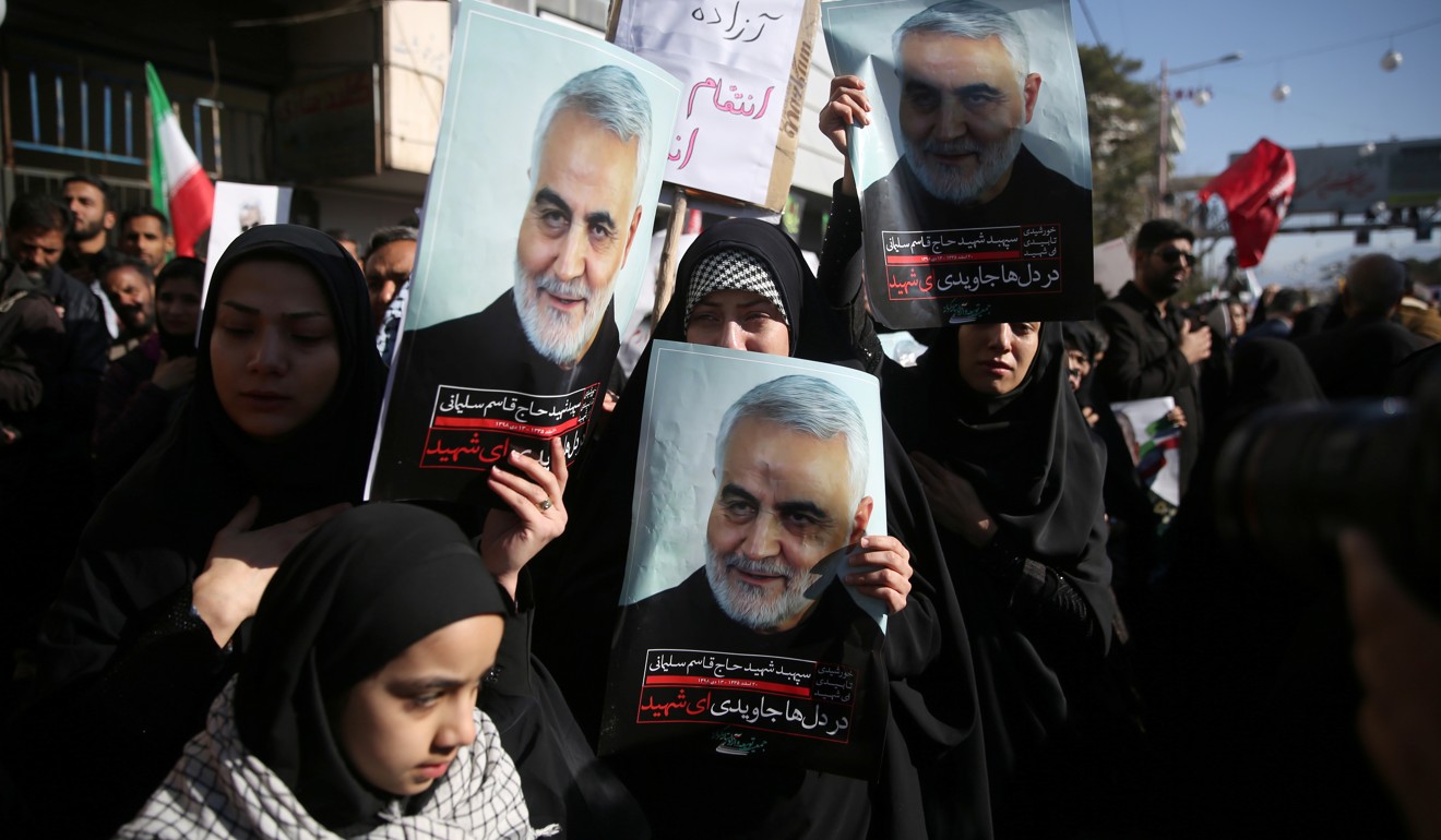 Flight 752 crashed in Iran as the country mourned Major General Qassem Soleimani, prompting fears of a terrorist attack or missile strike on the aircraft. Photo: Reuters