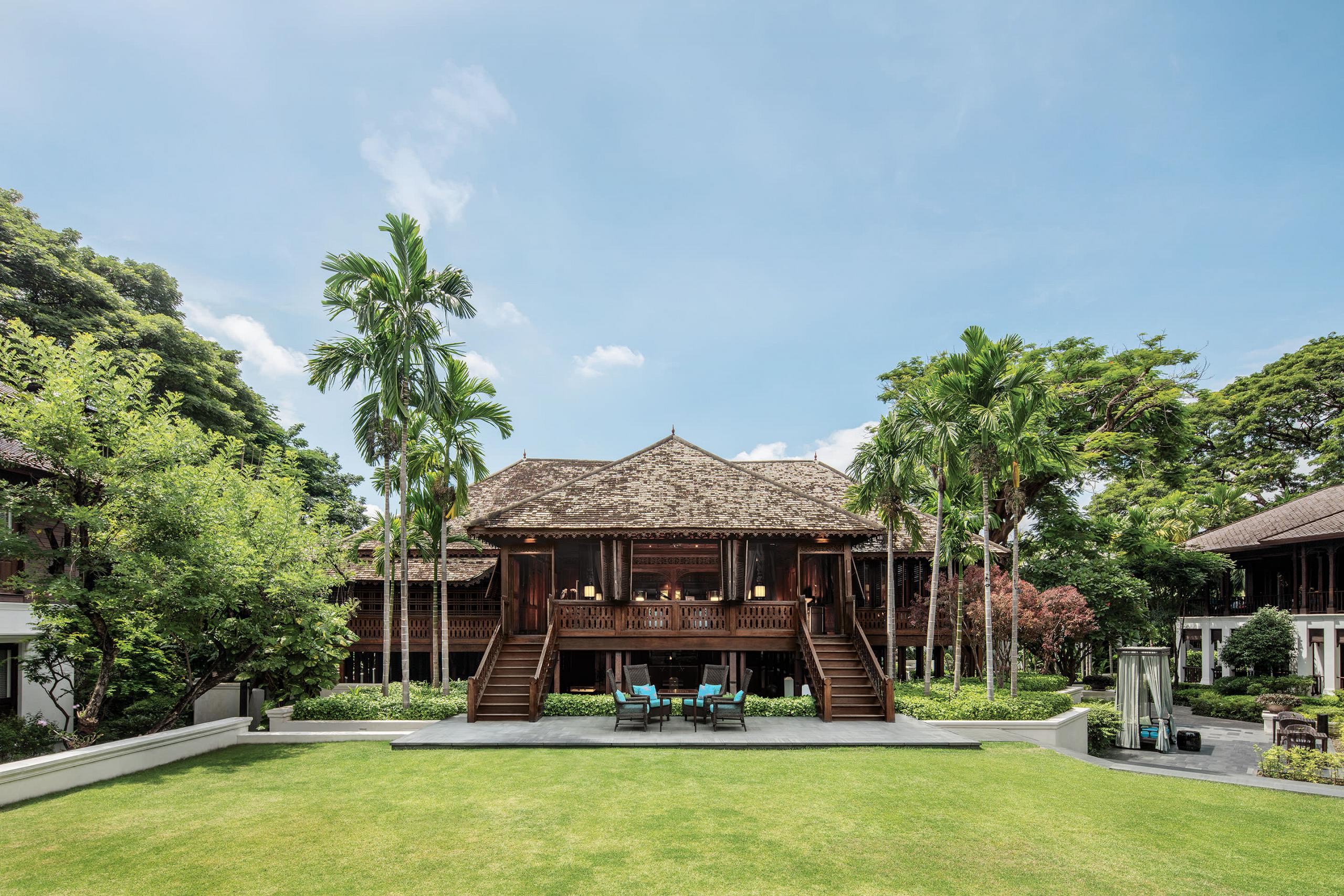 The century-old teak house that acts as the centrepiece of 137 Pillars House Chiang Mai, in northern Thailand. Photo: 137 Pillars House