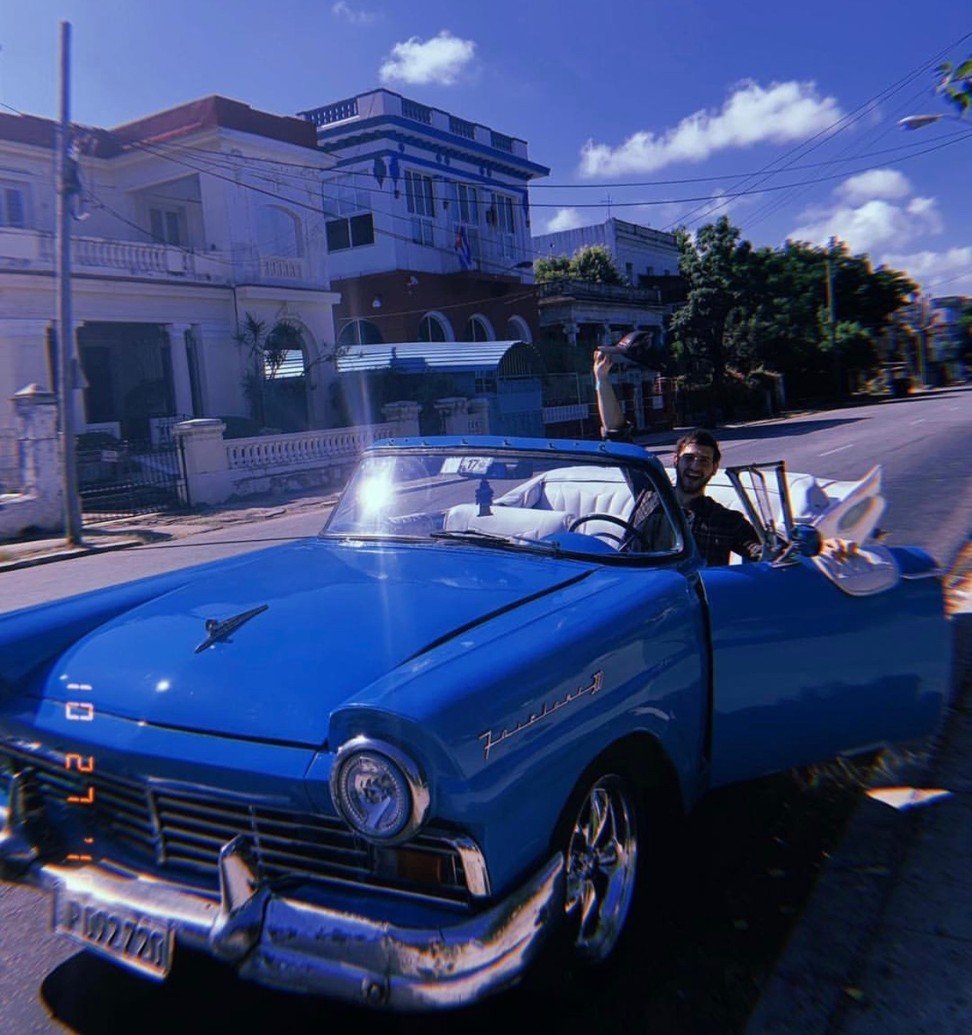 In Havana, Cuba, in 2018. Photo: courtesy of James Asquith