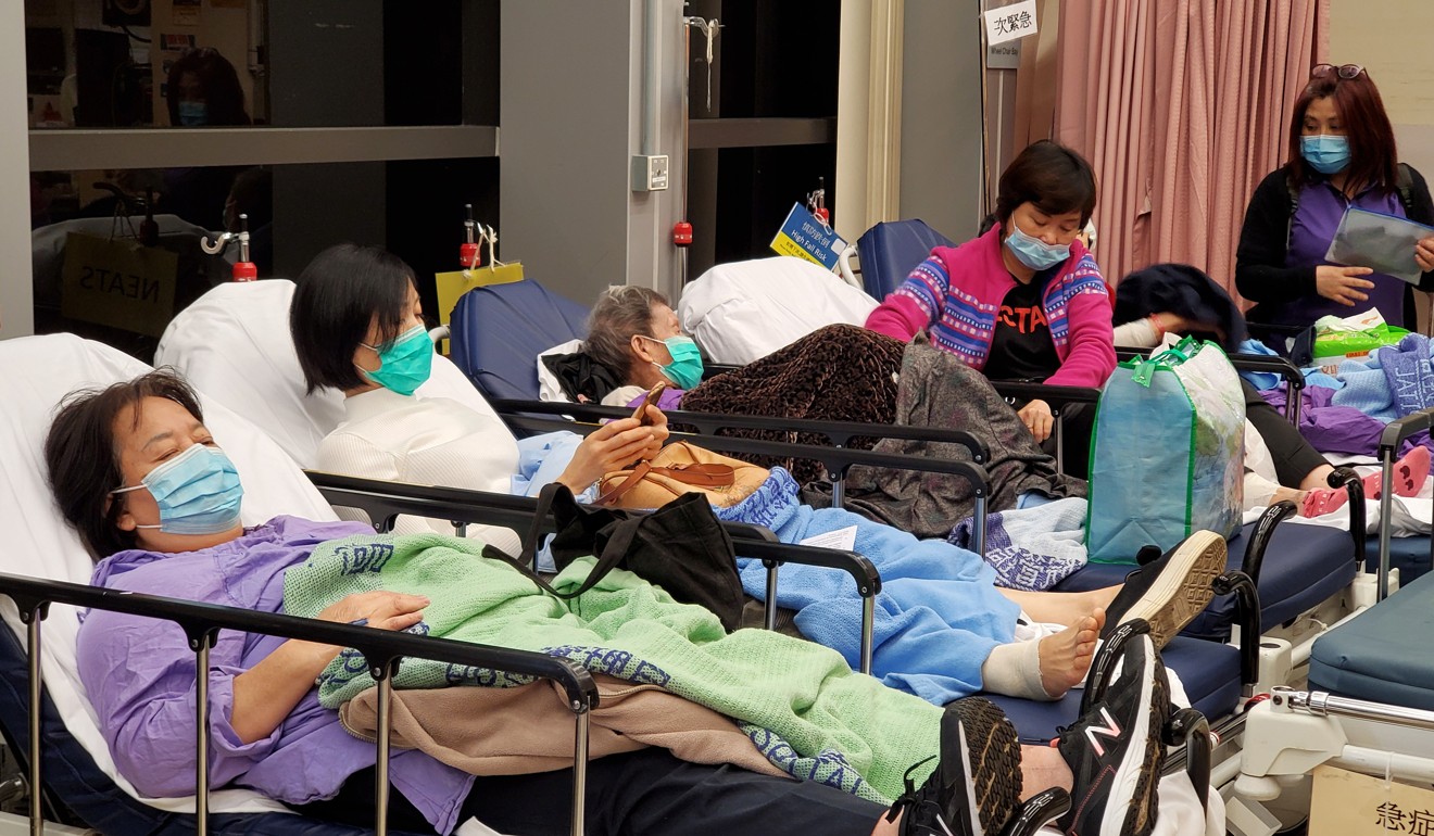 Patients at the accident and emergency unit of Queen Elizabeth Hospital in Yau Ma Tei. Photo: Edmond So