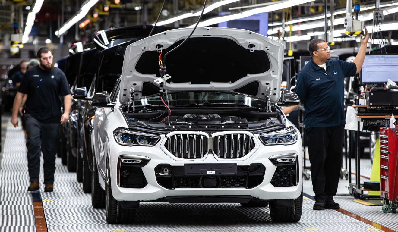 BMW’s manufacturing plant in South Carolina where it produces the X3 and X6 SUVs among other models. Photo: Handout