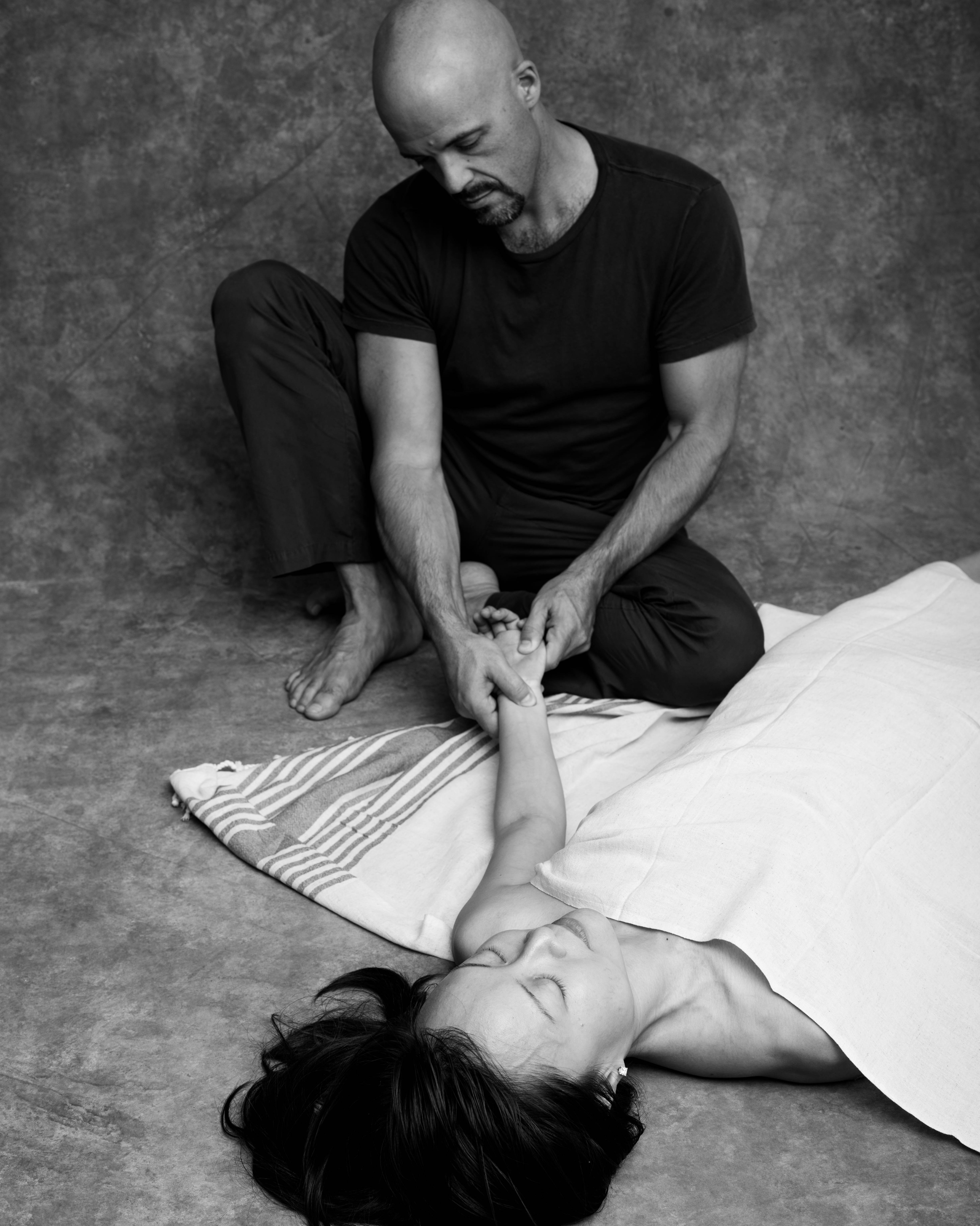 Richard Girolami practises Zen bodytherapy. Photos: Handouts