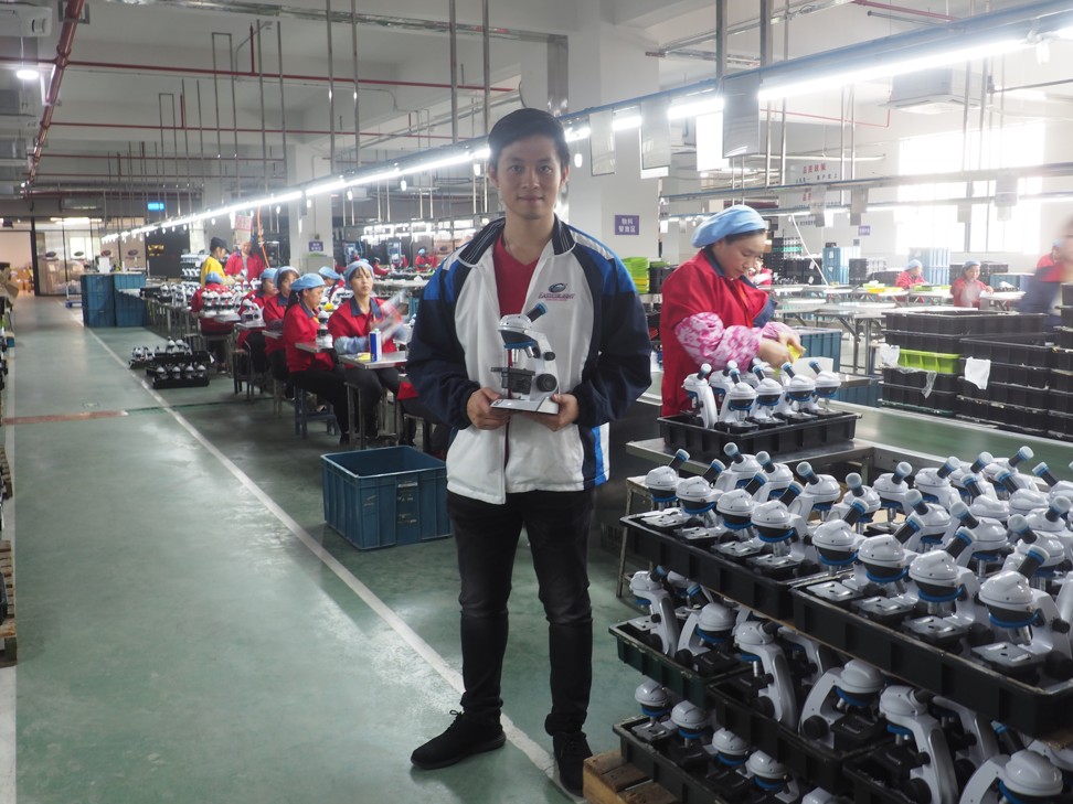 Johnny Sze Chun-hong, Eastcolight’s director and vice general manager who inherited the factory’s management from his parents. Photos: Karen Yeung