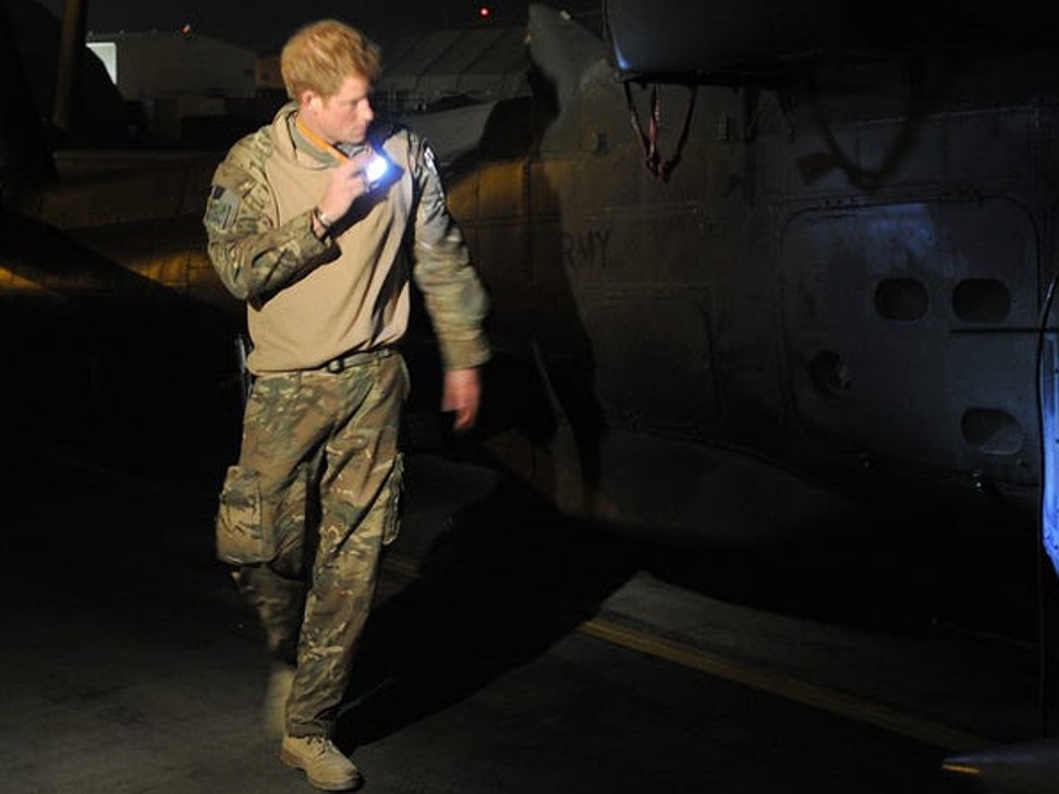 Prince Harry served in the British Army, where he earned more than US$50,000 a year. Photo: Getty Images