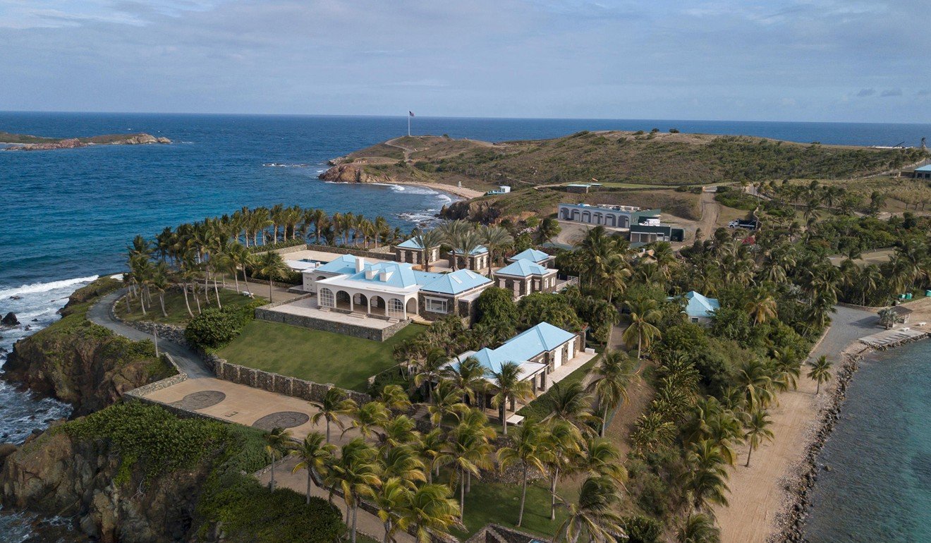 Jeffrey Epstein's former home on the island of Little St James. Photo: TNS
